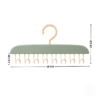 Multifunctional Clothes Hanger Simple Sling Hanger Home Wardrobe Underwear Vest Storage Hook Drying Hook Storage rRck