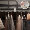 Bedside Rack Dormitory Creative Carbon Steel Punch-free Multifunctional Wall-mounted Bedroom Hook Artifact
