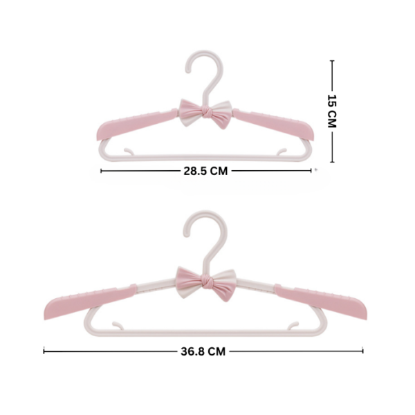 Premium Retractable Hanger Baby Hanger Cute Cartoon Kids Hanger Space Saving Baby Wardrobe Hangers Adjustable Hanger