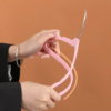 Non-slip Rose Gold Velvet Baby Hanger Budak Toddler Kid Hanger Kanak Clothes Hangers Hangers with Swivel Hook Design (Copy)