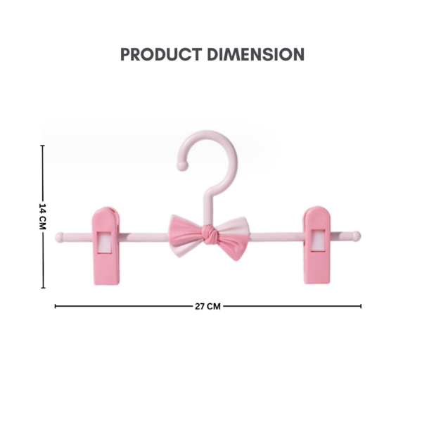 Children'Non-slip Hanger Trouser Clip Adjustable Seamless Trouser Rack Household Hanger Kid Hanger Pant Hanger