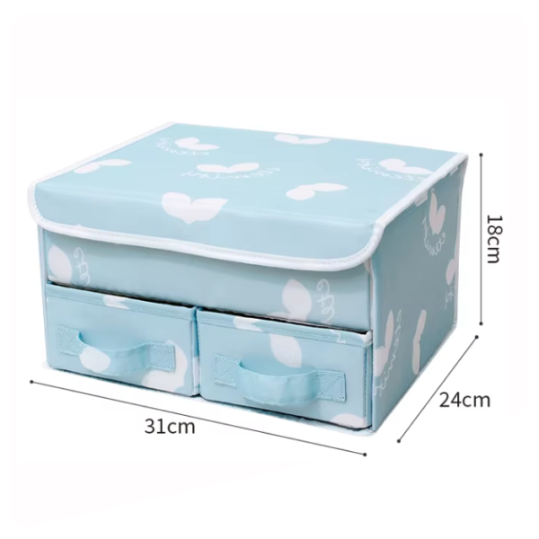 Premium Large-capacity Double-layer Drawer Oxford Cloth Storage Box