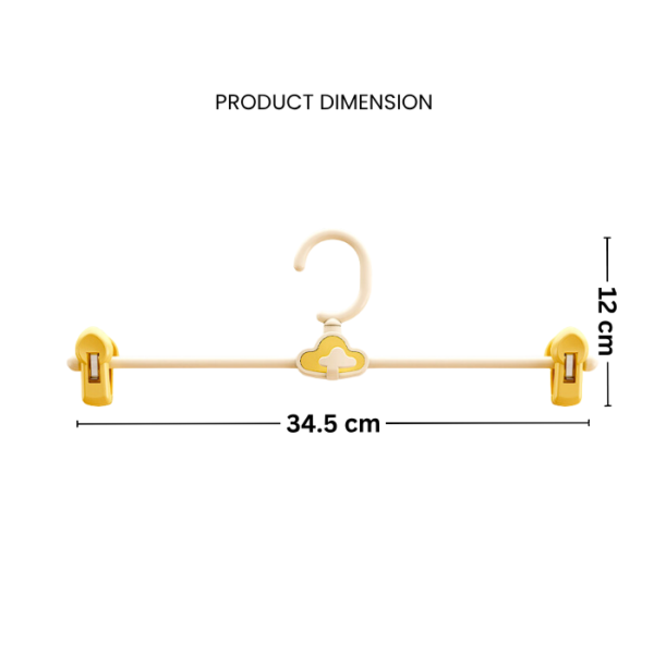 Multifunctional Home Baby Pant Hanger Underwear Hanger Clip Hanger Rack Storage Rack Seamless Non-slip Clothes Hanger