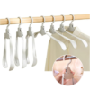 Multi-functional Traceless Home Folding Clothes Hanger Portable Travel Drying Folding Seamless Hanger