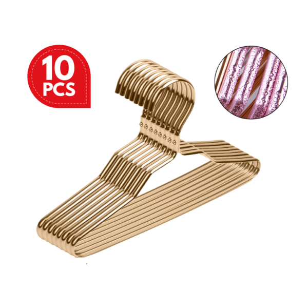 Aluminum Alloy Baby Clothes Hangers Heavy Duty Non-Slip Space Saving Kid Hanger