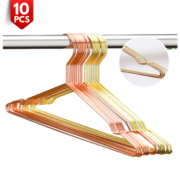 Golden Heavy Duty Metal Hangers