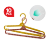 Retractable Clothes Hanger Plastic Seamless Extendable Rotatable Clothes Support For Towel Space Saver