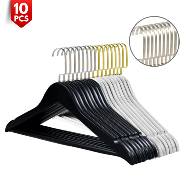 Flat Hook Non-slip Wood Hanger