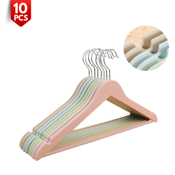 Non-Marking Non-Slip Plastic Hangers