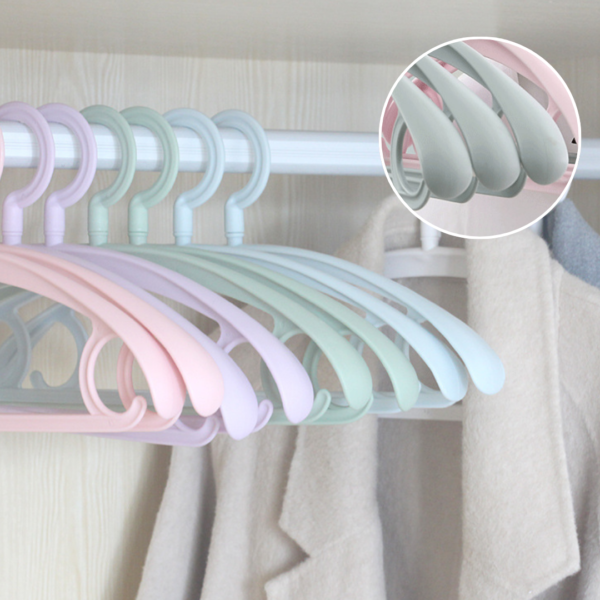 Hanger Seamless clothes Hanger Baju [High Quality] No Trace Hanger Non Trace Wide Shoulder Hanger