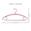 Hanger Seamless clothes Hanger Baju [High Quality] No Trace Hanger Non Trace Wide Shoulder Hanger