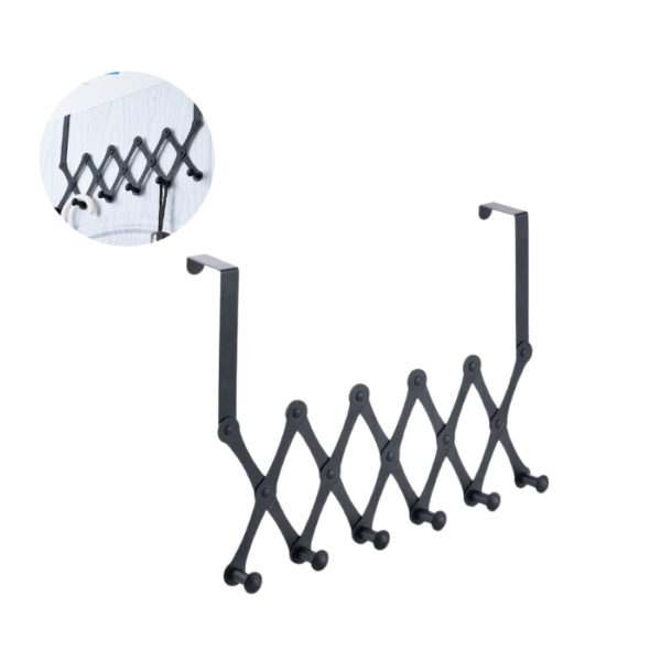 Stainless Steel Door Hook Punch-free Hook Behind the Door  Clothes Hanger Dormitory Bedroom Door Back Storage