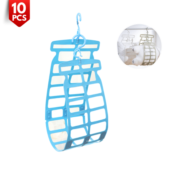 Adjustable Pillow Drying Hanger Rack