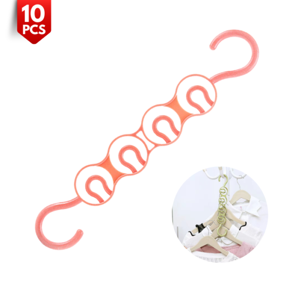 Space-Saving Four-Hole Magic Hanger
