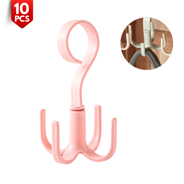 Rotatable 4-Claw Multipurpose Hanger
