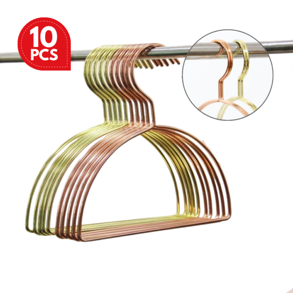 Rust-free Durable Semi-Square Metal Home Clothes Scarf Towel Underwear Tie Rack Trouser Rack Hanger