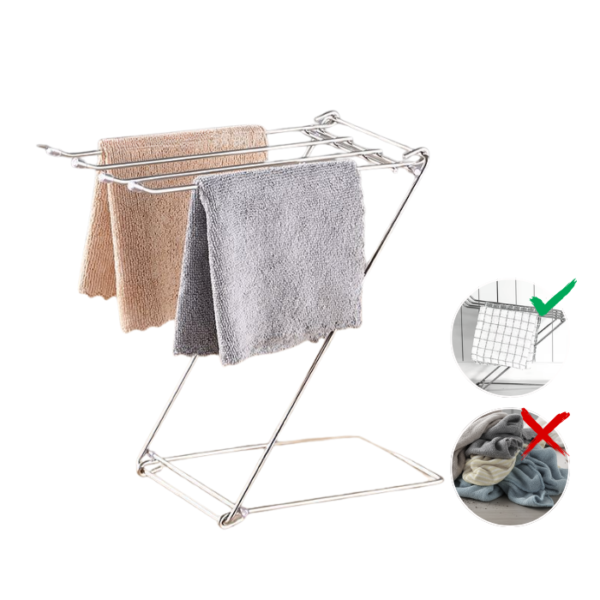 Foldable Stainless Steel Towel Rack