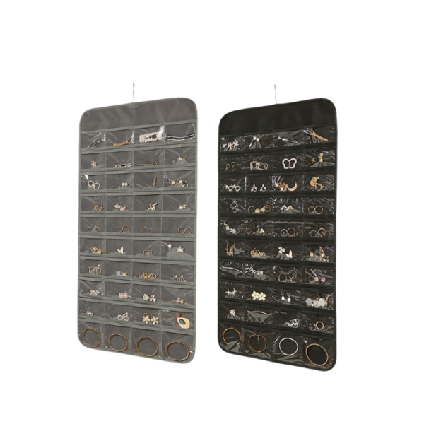 Double Sided 80 Grid Jewelry Storage
