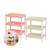 Multifunctional 3-layer combination kitchen and toilet shelf