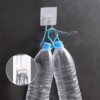 Punch-Free Stainless Steel Adhesive Hooks