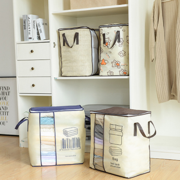 Non-Woven Portable Clothes Storage Bag Organizer
