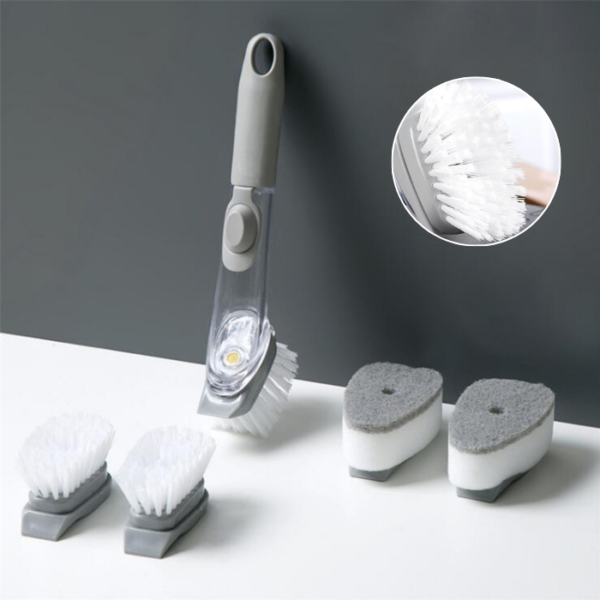 Automatic Liquid Dispenser Kitchen Brush