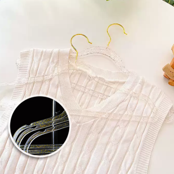 Seamless Acrylic Shinning Glitter Hanger