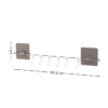 6 Hooks Kitchen & Bathroom Free Punching Hook
