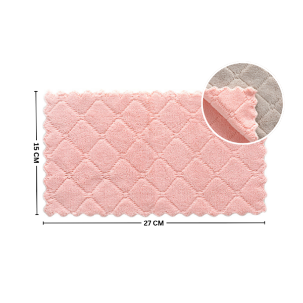 Hanging Type Coral Velvet Kitchen Towel