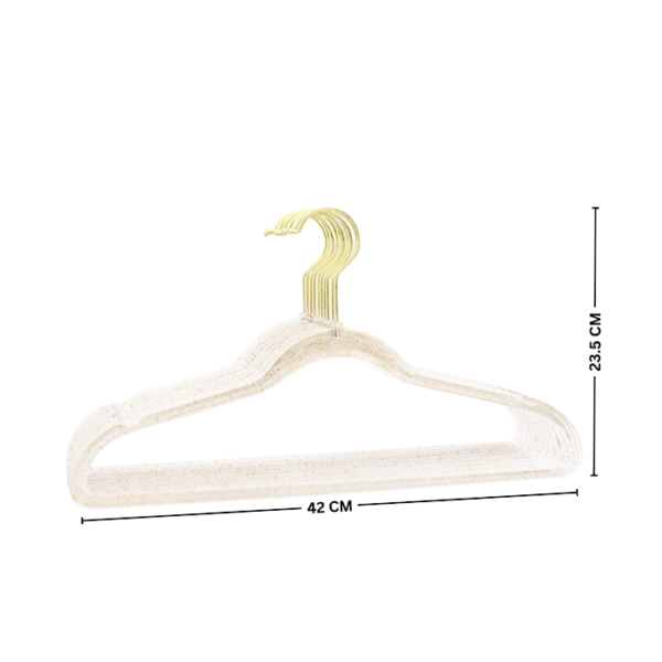 Seamless Acrylic Shinning Glitter Hanger