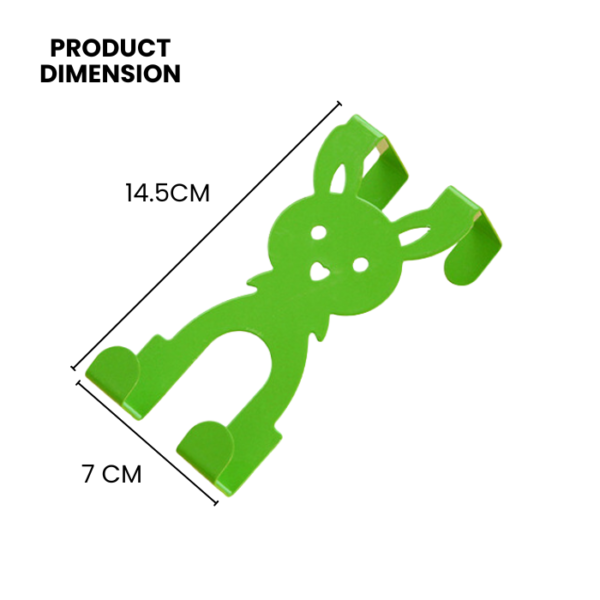 Nail-Free Stainless Steel Cabinet Hook