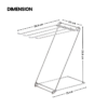 Foldable Stainless Steel Towel Rack