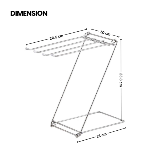 Foldable Stainless Steel Towel Rack
